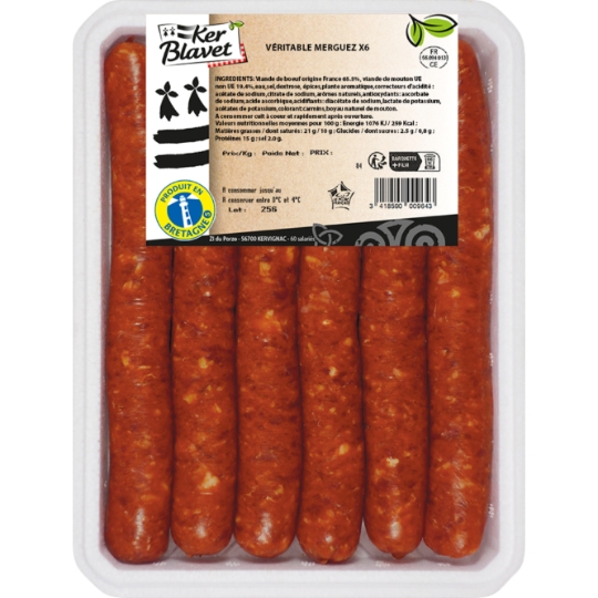 Véritable Merguez KER BLAVET