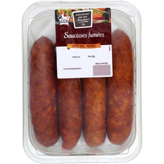 Saucisses Fumées Spécial Potée CARREFOUR