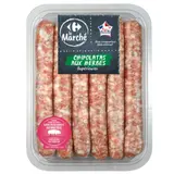 Chipolatas Supérieures aux Herbes CARREFOUR LE MARCHE
