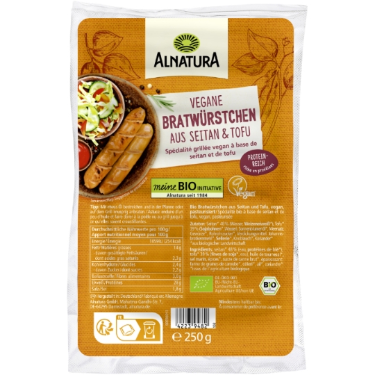Saucisses à griller végétalien ALNATURA