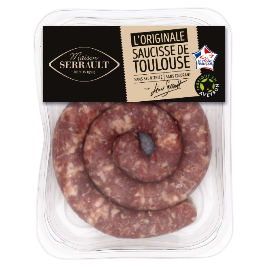 Saucisse de Toulouse L'Originale MAISON SERRAULT