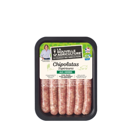 Chipolatas Supérieures aux Herbes LA NOUVELLE AGRICULTURE