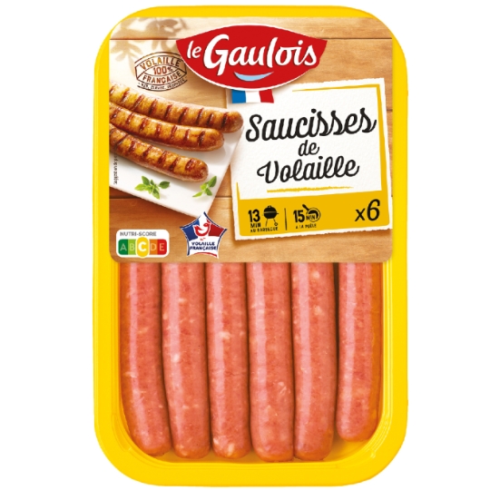 Saucisses de Volaille LE GAULOIS