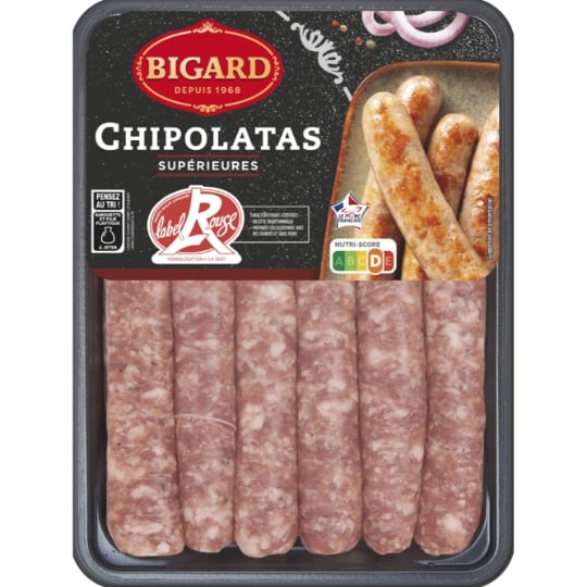 Chipolatas Supérieures Label Rouge BIGARD