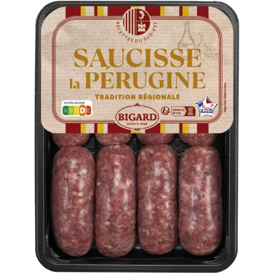 Saucisse Tradition Régionale la Pérugine BIGARD