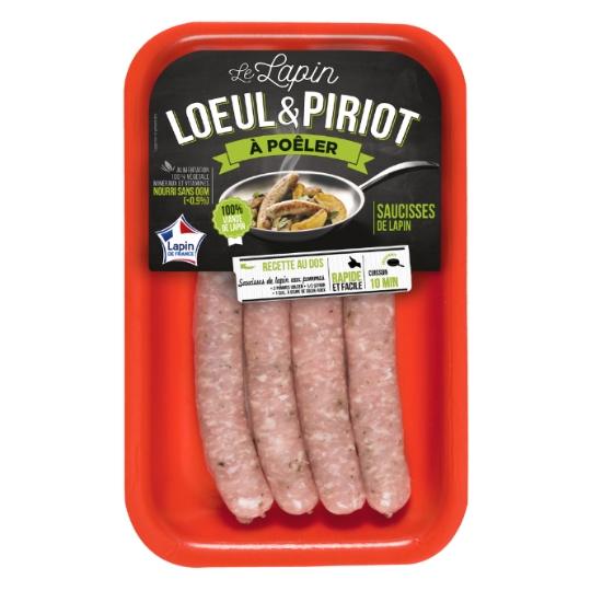 Saucisses de Lapin LOEUL ET PIRIOT