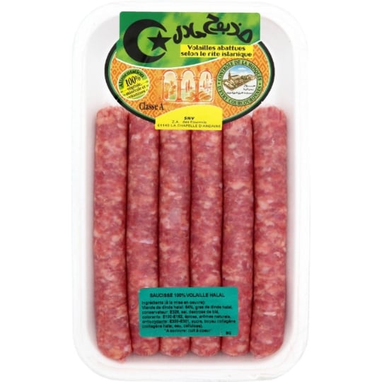 Saucisses de Volaille Halal
