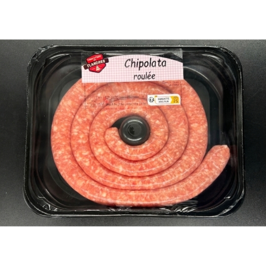Chipolatas Roulée Saveur en Or CHARCUTERIE DES FLANDRES