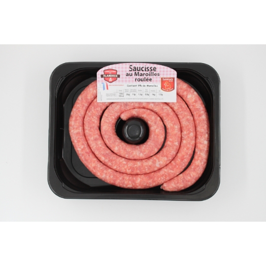Saucisses au Maroilles Roulée CHARCUTERIE DES FLANDRES