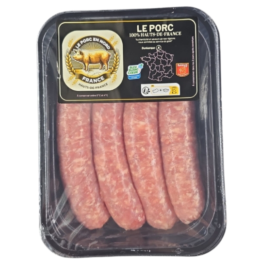 Saucisses Toulouse Le Porc CHARCUTERIE DES FLANDRES