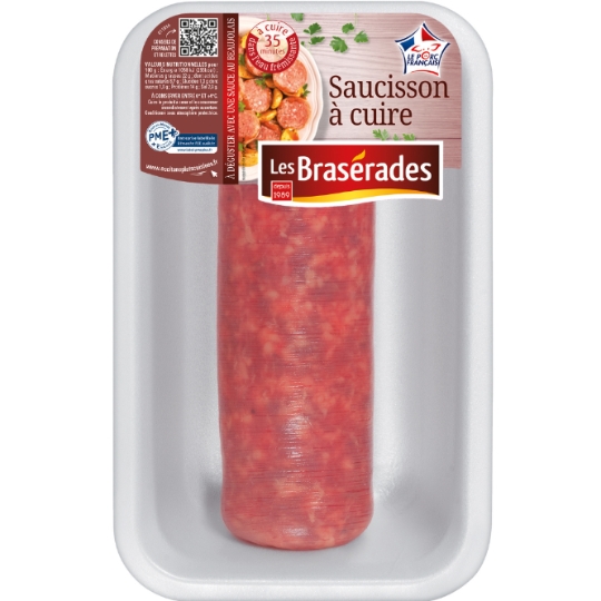 Saucisson à Cuire Porc Français LES BRASERADES