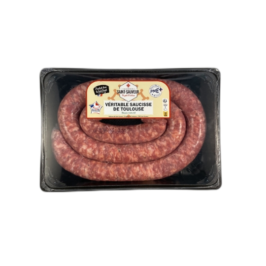 Saucisse de Toulouse Véritable Boyaux Naturels SALAISONS DE SAINT-SAUVEUR