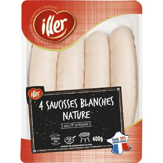 Saucisses Blanches Natures ILLER