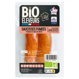 Saucisses fumées Bio BONJOUR CAMPAGNE