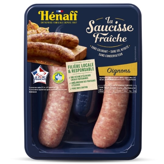 Saucisses aux Oignons HENAFF