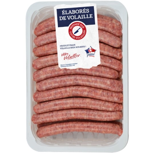 Saucisses de Volaille Nature VOTRE VOLAILLER