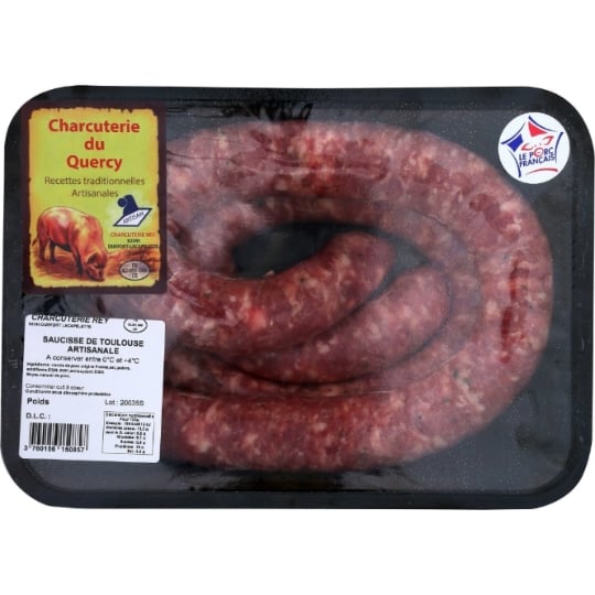 Saucisses de Toulouse de Toulouse CHARCUTERIE DU QUERCY