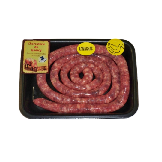 Saucisses au Canard et à l'Armagnac CHARCUTERIE REY