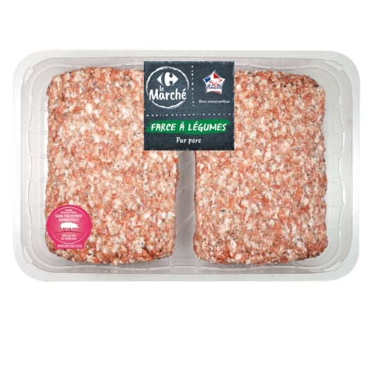 Farce à Légumes Pur Porc CARREFOUR