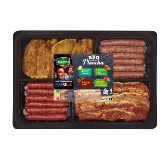 Assortiment de Viande Porc Barbecue et Plancha SOCOPA