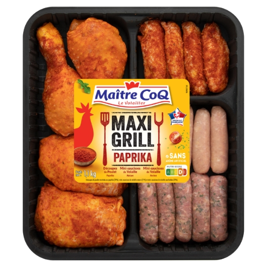 Assortiment de Viande Maxi Grill Spécial Volaille Paprika MAITRE COQ