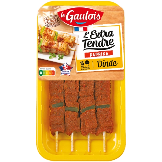 Brochette de Dinde au Paprika LE GAULOIS