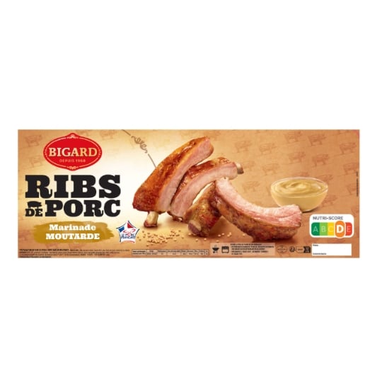 RIBS De Porc marinade moutarde BIGARD