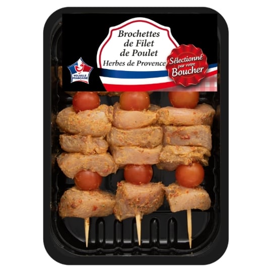 Brochettes Filet de Poulet Provençale SELECTION DU BOUCHER