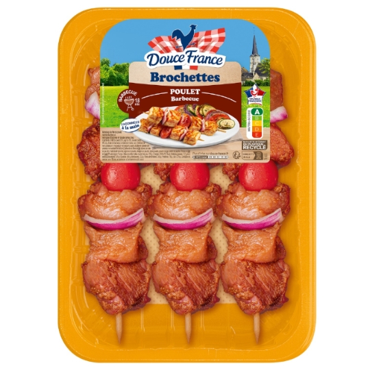 Brochettes Poulet Barbecue DOUCE FRANCE