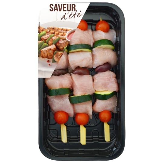 Brochettes de Dinde Traditionnelles SAVEUR D'ETE