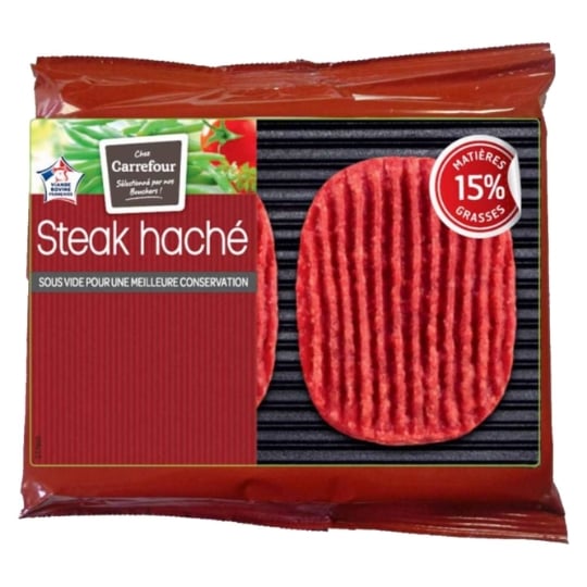 Steaks Hachés Pur Bœuf 15% MG