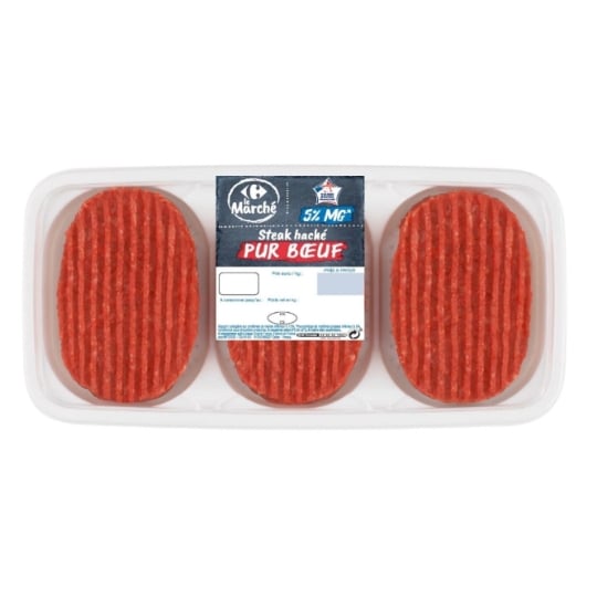 Steaks Hachés 5% MG CARREFOUR LE MARCHE