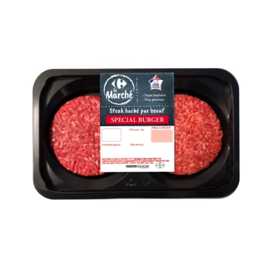 Steaks Hachés Pur Bœuf Spécial Burger CARREFOUR LE MARCHE