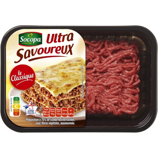 Steaks Hachés Ultra Savoureux 15% MG SOCOPA