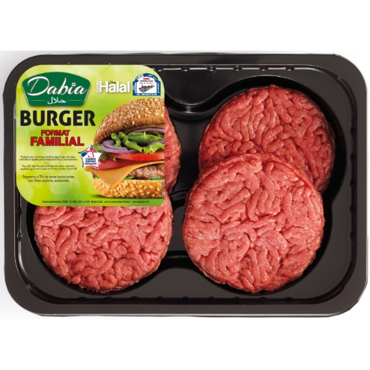 Burgers Au Bœuf 15% Halal DABIA