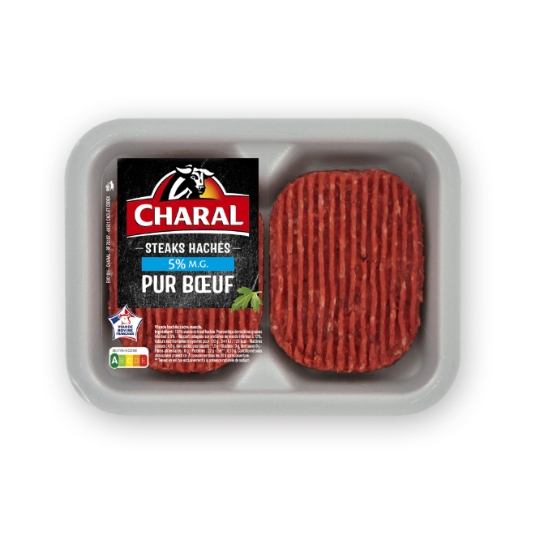 Steaks Hachés Pur Bœuf 5% MG CHARAL