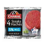 Steaks Hachés Pur Bœuf 5% MG CHARAL