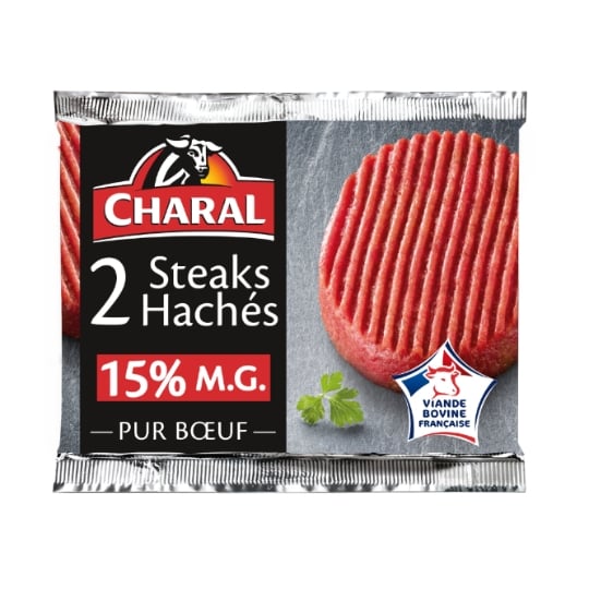 Steaks Hachés Bœuf 15% MG CHARAL