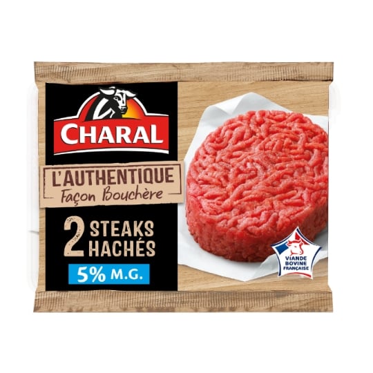 Steaks Hachés Façon Bouchère Authentique 5%MG CHARAL