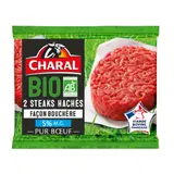 Steaks Hachés 5% MG Façon Bouchère Bio CHARAL