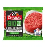 Steaks Hachés 15% MG Façon Bouchère Bio CHARAL