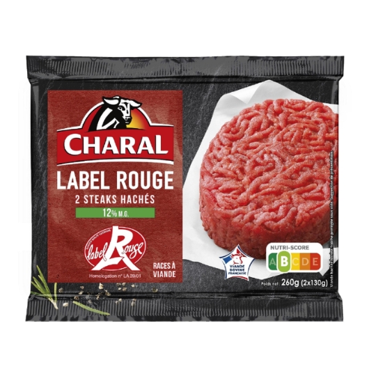 Viande Bovine : Steaks Hachés Label Rouge CHARAL