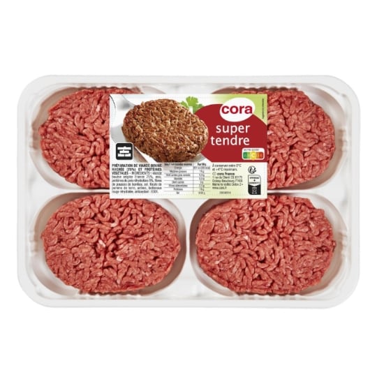 Steaks Hachés de Bœuf Super Tendre 15%