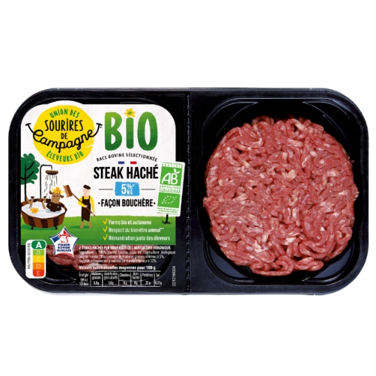 Steaks Hachés Façon Bouchère Bio SECRET DES CHEFS