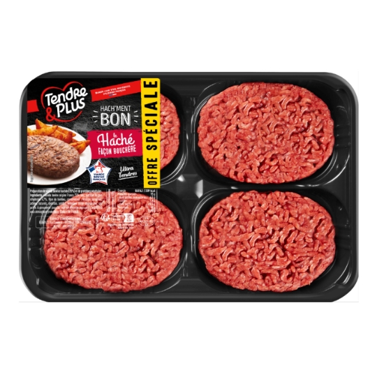 Steaks hachés Hach'ment Bon 15% TENDRE ET PLUS