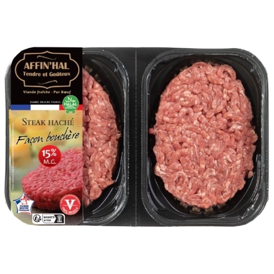Steaks Hachés 15% MG Halal AFFIN'HAL