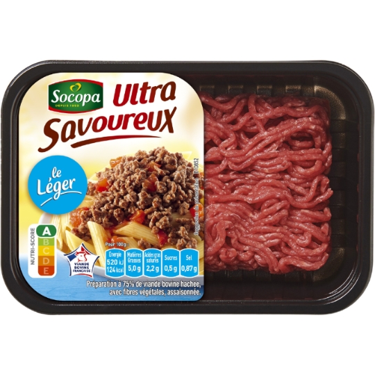 Viande Hachée Ultra Savoureux 5% MG SOCOPA