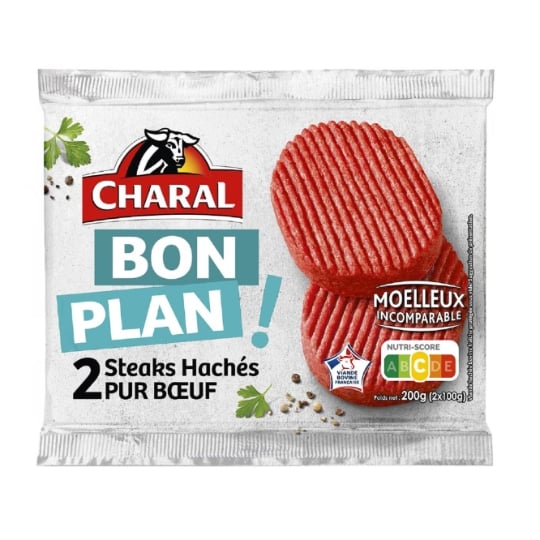 Steaks Hachés Pur Bœuf CHARAL