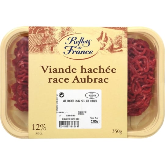 Viande Hachée Race Aubrac 12% MG REFLETS DE FRANCE