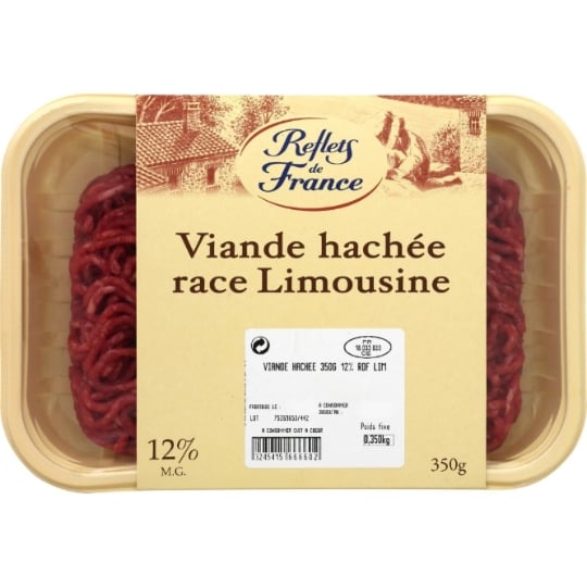 Viande Hachée Race Limousine 12% MG REFLETS DE FRANCE